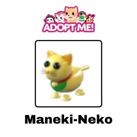 Adopt Me Maneki Neko Video Gaming Gaming Accessories In Game