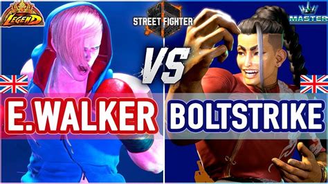 SF6 Ending Walker Ed Vs Boltstrike Jamie High Level Gameplay