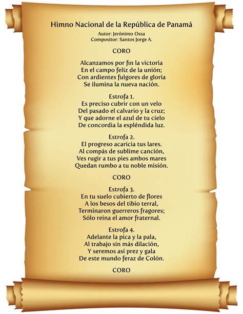 Simbolos Nacionales El Himno Nacional