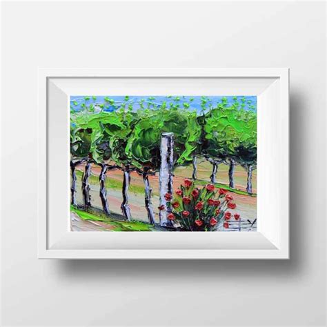 Vineyard Print, Napa Valley, California Art, Vineyard Vines, Wine ...