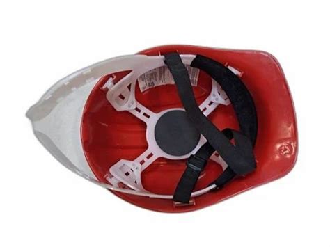 Plastic Red Safety Helmet For Industrial Size Medium At ₹ 185piece