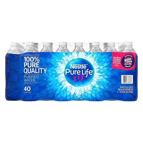 Buy Nestle Pure Life Purified Water Ounce Bottles Pack