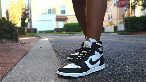 Air Jordan 1 High 85 Og Blackwhite Review On Feet And Lace Swap