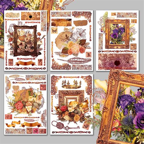 Amazon Decoupage Paper Pack Sheets X Flowers Bouquest