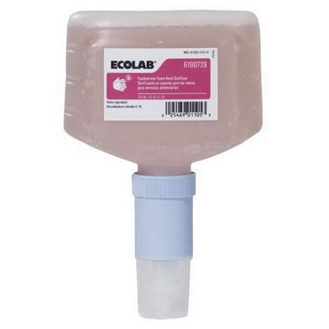 Eco6100729 Ecolab 6100729 Foam Hand Sanitizer Hill And Markes