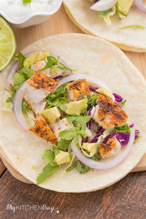 Blackened Mahi Mahi Fish Tacos My Kitchen Craze