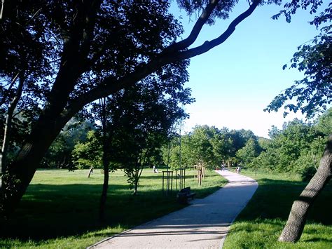 Park Nadmorski im Ronalda Reagana nowa część Gdańsk tereny zielone