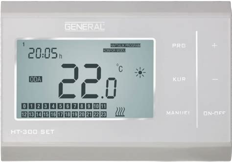 General Ht Set Programlanabilir Kablosuz Dijital Oda Termostat