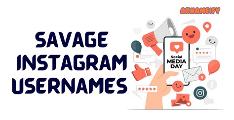 550 Savage Usernames For Instagram Unique Creative And Cool