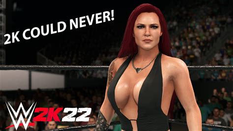 This Lita Mod For Wwe 2k22 Is Mindblowing Wwe 2k22 Mods Youtube