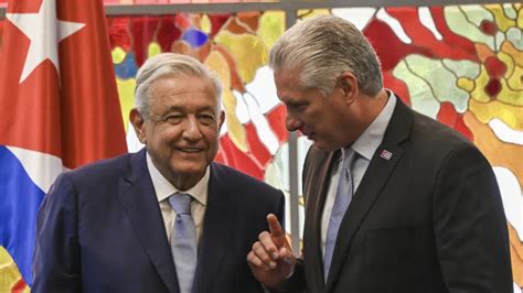 Presidente de Cuba Díaz Canel inicia visita a México