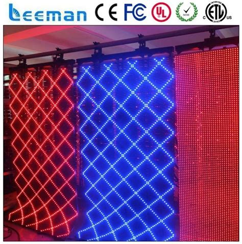 Aliexpress Buy Leeman Flexible Led Curtain Display Soft Video