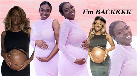 Im Backkkk With A VLOG Pregnancy Update 3rd Trimester UNBOXING