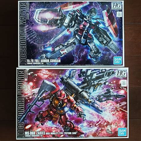 【新品未組立】hg 1144 ／フルアーマーガンダム／高機動型ザク サイコザク 2体セット Gundam Thunderbolt｜paypayフリマ