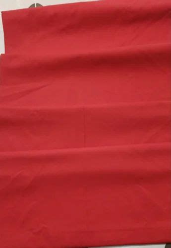 Plain Red Polyester Roto Fabric At Rs Meter Roto Fabric In