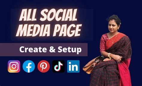 Create And Setup Social Media Profile And Facebook Page For Any