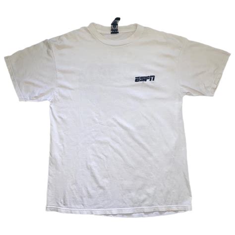 Vintage 90s Espn College Gameday Shirt White Depop