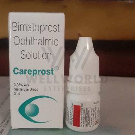 CAREPROST Bimatoprost Ophthalmic Solution Packaging Size 3 Ml Dose