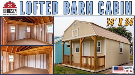 Derksen Lofted Barn Cabin W Construction Grade House Wrap YouTube