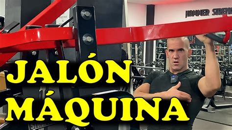 Jalón al Pecho en Máquina para Espalda Vertical YouTube