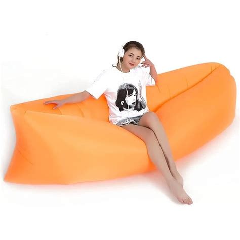 Chaise Longue Gonflable Canapeacute Gonflable Rapide Portable Avec Sac