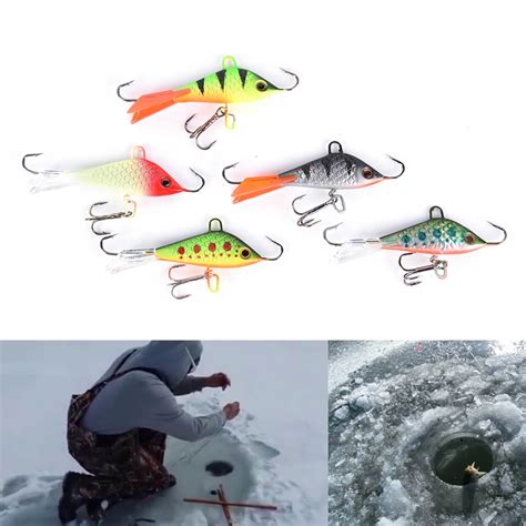 Buy Winter Ice Fishing Lure Vertical Jigging Lead Fish