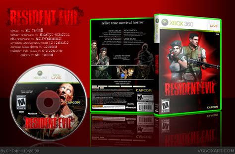 Resident Evil Xbox 360 Box Art Cover By Sir Tobbii