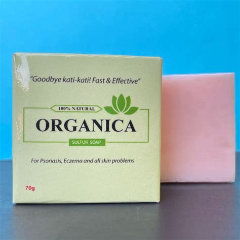 Organica Soap 70g Tanggal Kati Kati Soap Acne Buni Had Had Pimples Rashes Hemorrhoids Pampaputi