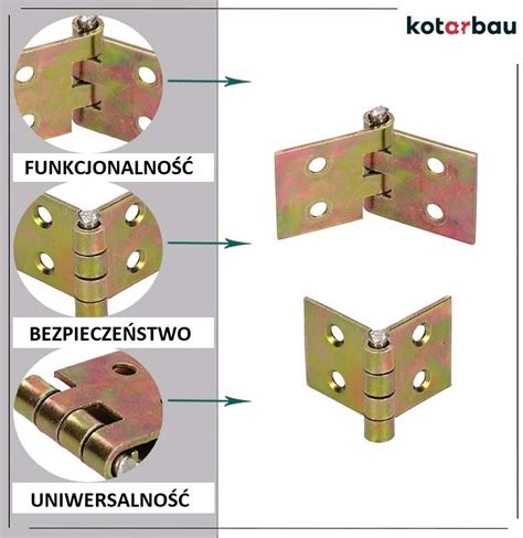 Zawias Budowlany Splatany Drzwi X Mm Mebli Szt Kotarbau