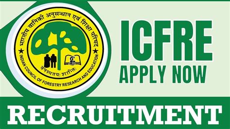 Icfre Recruitment New Application Out Check Post Salary Age