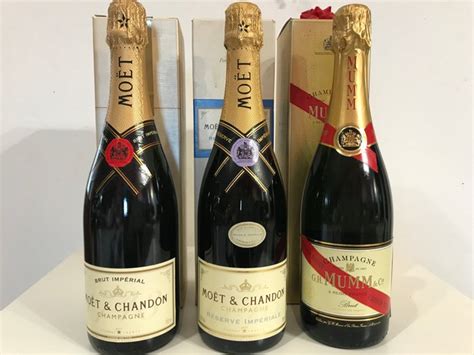 G H Mumm Mo T Chandon Pernay Reims Brut Bottles L