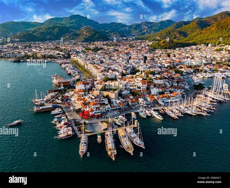 Aerial View Of Marmaris In Mugla Province Stock Photo Alamy