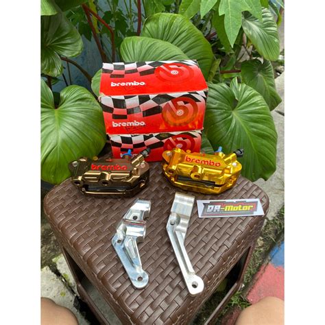 Jual Kaliper Monoblok 4p Set Breket Kaliper Pnp Ninja Mp Tiger Bahan