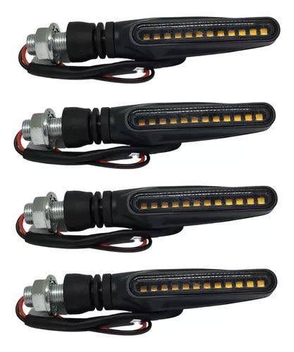 Pisca Slim Moto Seta Led Sequencial Universal Pe As Parcelamento