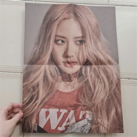 Wts Blackpink Kill This Love Rose Poster Hobbies Toys Memorabilia