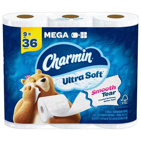 Save On Charmin Ultra Soft Mega Roll 2 Ply Toilet Paper Unscented Order