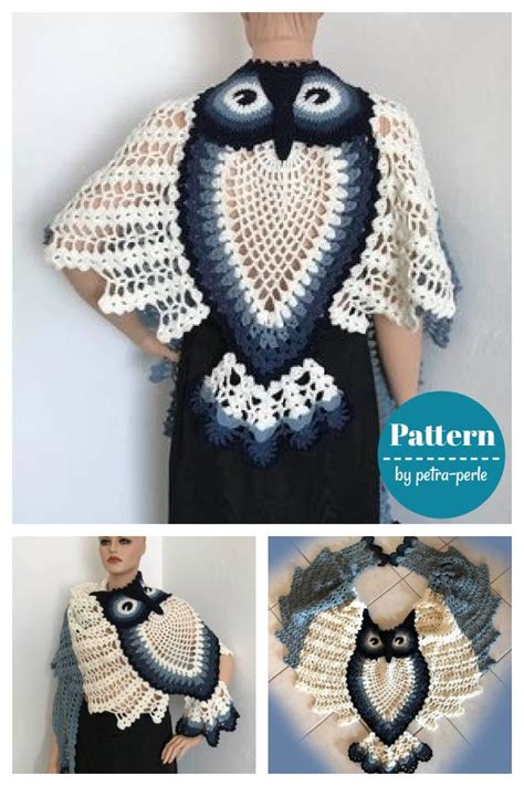 Owl Shawl Crochet Pattern Artofit