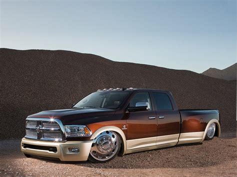 Slammed Ram Dually Dodge Trucks