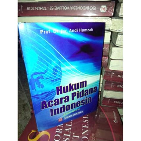 Jual HUKUM ACARA PIDANA INDONESIA ANDI HAMZAH Shopee Indonesia