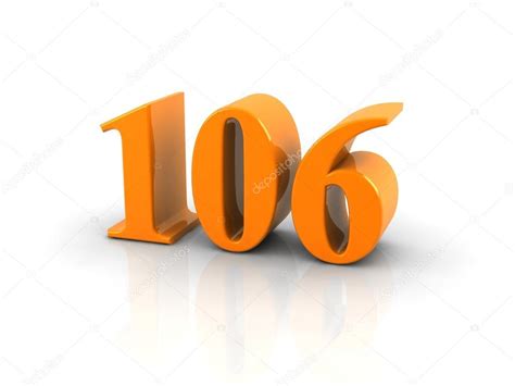 Number 106 Stock Photo by ©Elenven 67461819