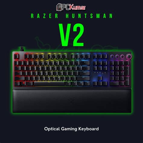 Razer Huntsman V2 Optical Gaming Keyboard Clicky Purple Switch Us Layout Frml Packaging