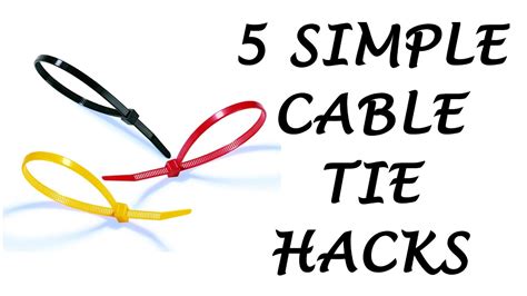 5 Ways To Use Cable Ties You Should Know Youtube