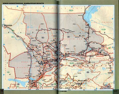 Карта Казахстана. Чимкентская Область - rightpdfs