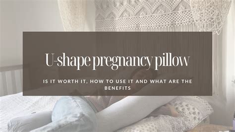 U Shape Pregnancy Pillow Comfort During Pregnancy And Motherhood Tips