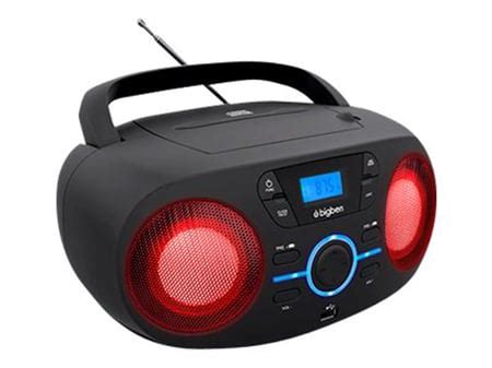 Lecteur CD USB Portable Avec Effets Lumineux CD61 Big Ben Lecteur