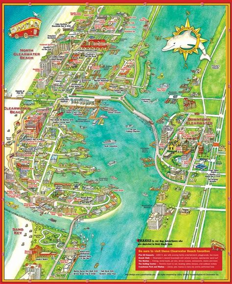 Clearwater Beach Florida On A Map Printable Maps Wells Printable Map