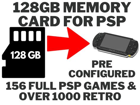 128GB Fully Loaded Memory Card For PSP Consoles Etsy