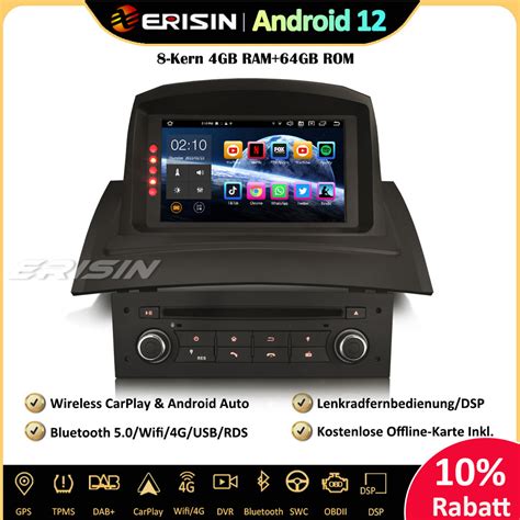 Erisin Es M Zoll Kern Gb Gb Android Autoradio Mit Gps