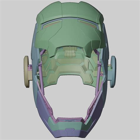 3d Printable Iron Man Mk5 Motorized Helmet 3d Model 3d Printable Cgtrader