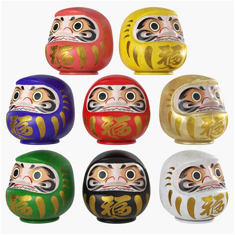 Daruma Doll 3d Model Cgtrader